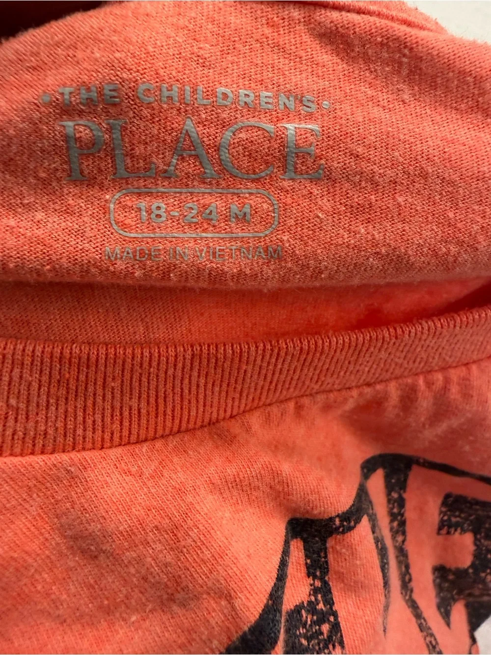 The Children's Place Coral Graphic 'The Real Boss!' Short Sleeve Tee